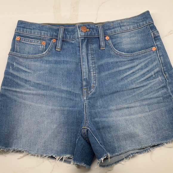 Madewell Pants - Madewell Dark Blue Denim Shorts